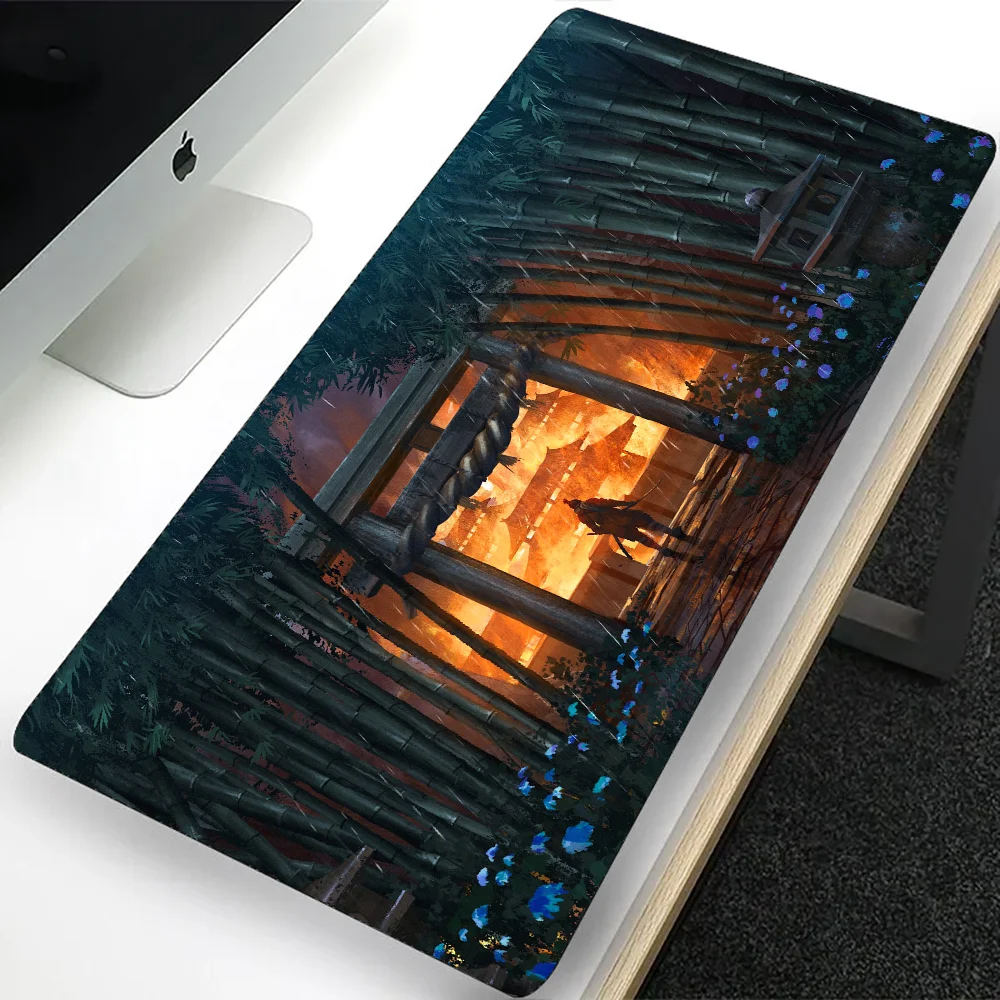 SEKIRO Shadows Die Twice Large Gaming Mouse Pad Computer Mousepad PC Gamer Laptop Mouse Mat XXL Office Keyboard Mat Desk Pad