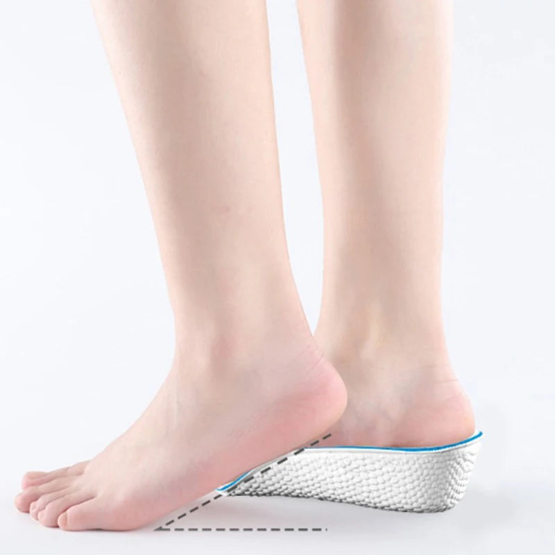 1.5cm 2.5cm 3.5cm Arch Support Height Increase Insoles Soft Half Insole for Men Women Feet Arch Support Orthopedic Shoes Pads