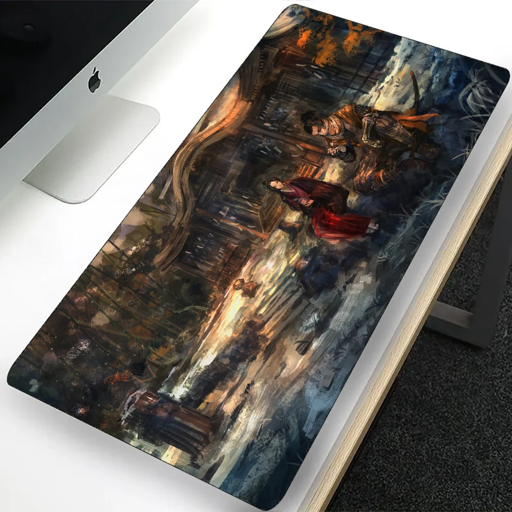 SEKIRO Shadows Die Twice Large Gaming Mouse Pad Computer Mousepad PC Gamer Laptop Mouse Mat XXL Office Keyboard Mat Desk Pad