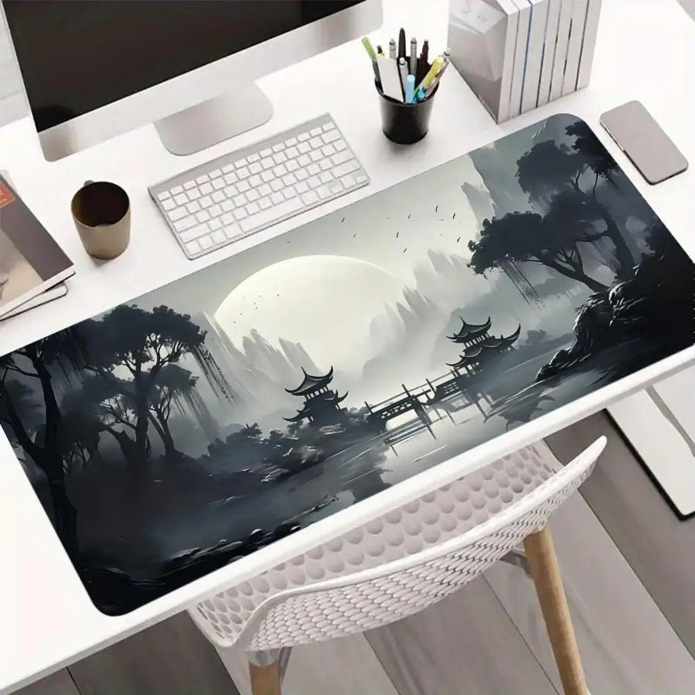 Landscape painting MousePad Mouse Pad Large Computer Office Table Mats XXL Anti-slip HD Gaming Keyboard Mousepads Long Desk Mat