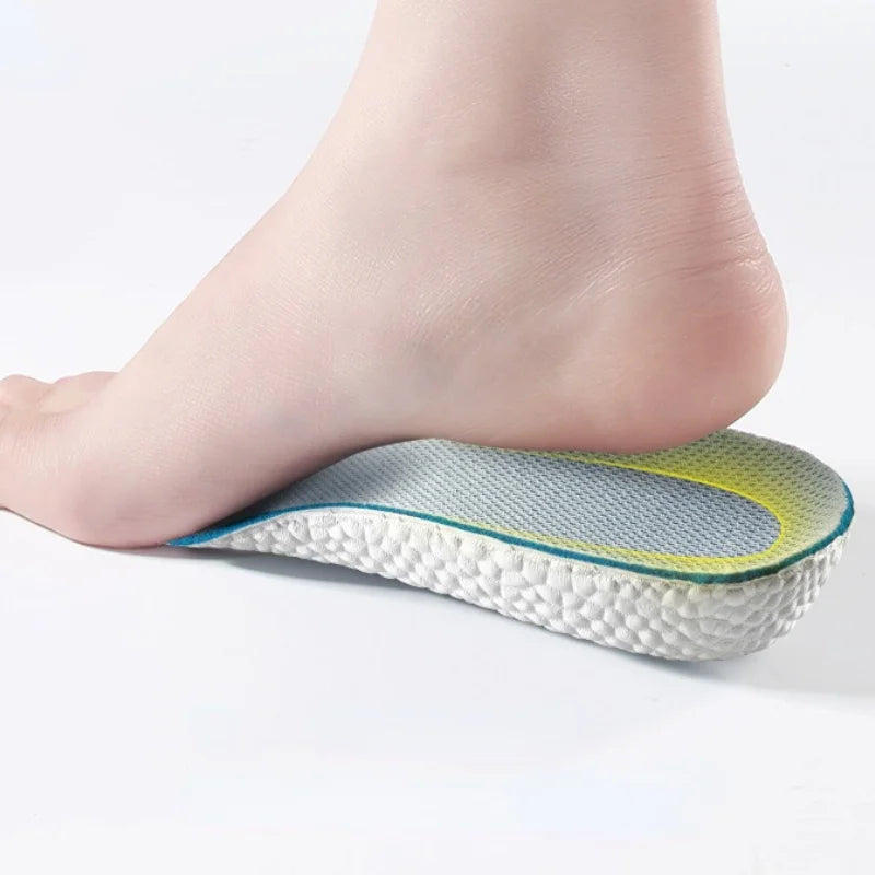 1.5cm 2.5cm 3.5cm Arch Support Height Increase Insoles Soft Half Insole for Men Women Feet Arch Support Orthopedic Shoes Pads