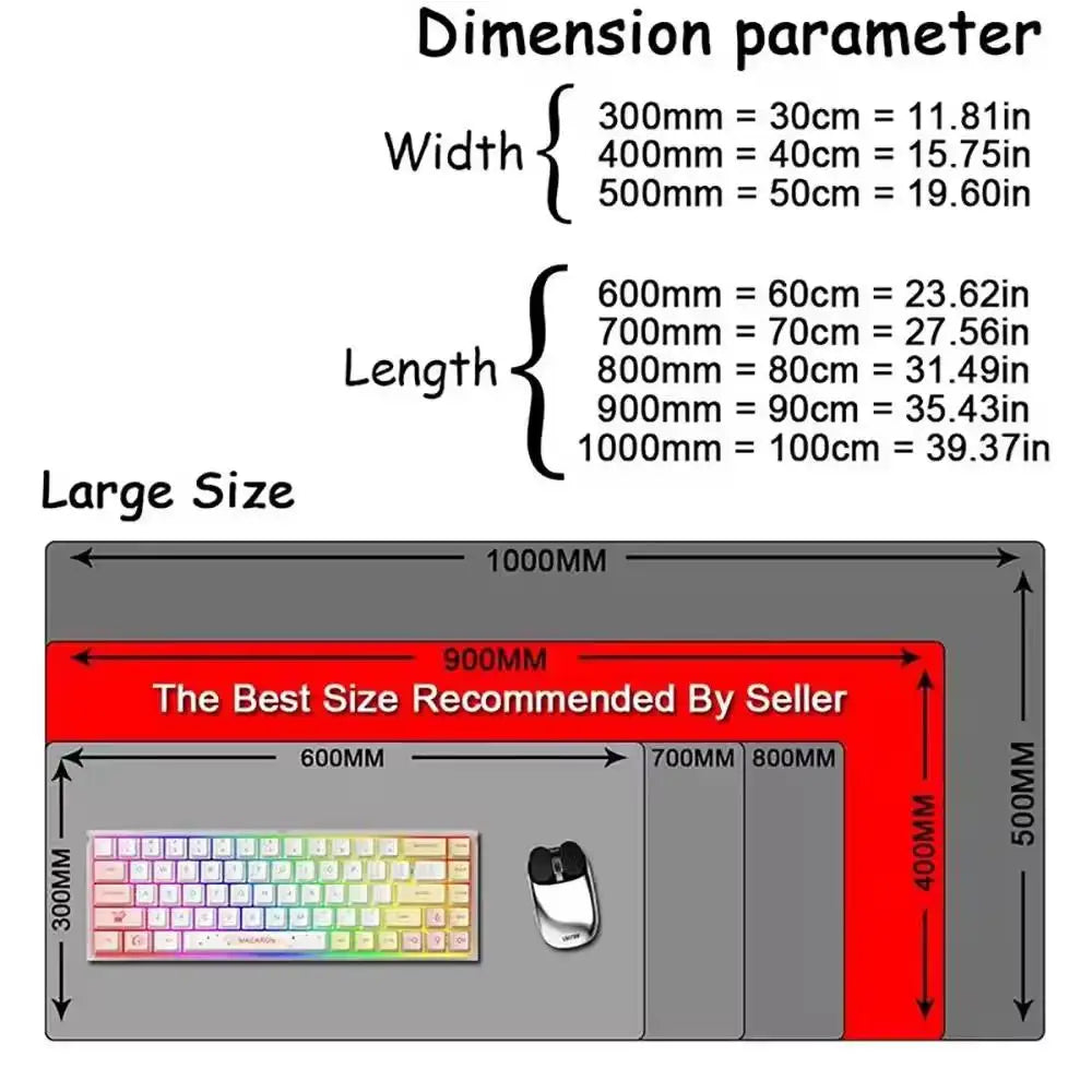 Landscape painting MousePad Mouse Pad Large Computer Office Table Mats XXL Anti-slip HD Gaming Keyboard Mousepads Long Desk Mat