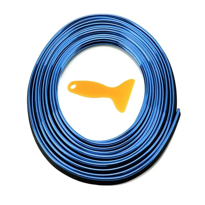 5M Universal Car Moulding Decoration Strips - Flexible Interior Trim for Dashboard Doors & Panels - DIY Auto Styling Upgrade Kit