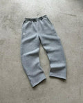 Vintage Basic Sweatpants Y2K Pants Men Women Harajuku Gothic Letter Embroidery Vintage Baggy Sweatpants Casual Wide Leg Trousers