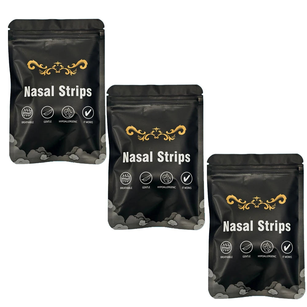 30/90/150, Anti Snoring Nose Patch Set Extra Strength Nasal Strips Better Breathing Non-Invasive Easier Breath Sleep Aid Decive