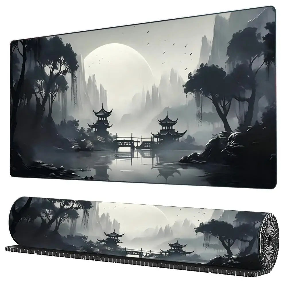 Landscape painting MousePad Mouse Pad Large Computer Office Table Mats XXL Anti-slip HD Gaming Keyboard Mousepads Long Desk Mat